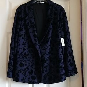 NWT Old Navy 2X dark blue blazer